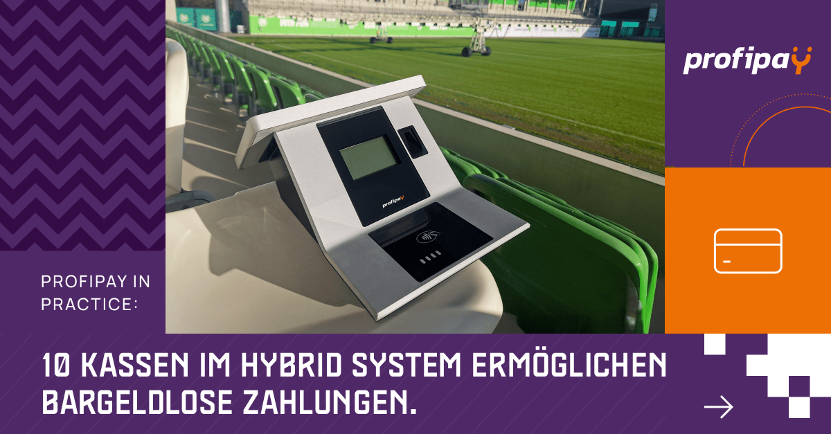 BARGELDLOSES BEZAHLEN IM AOK STADION WOLFSBURG. IM AOK STADION WOLFSBURG.